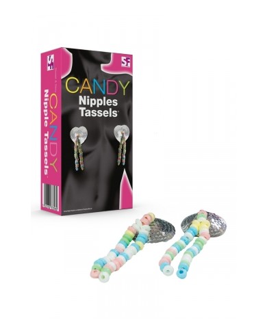 Cache tétons coeur en bonbon
