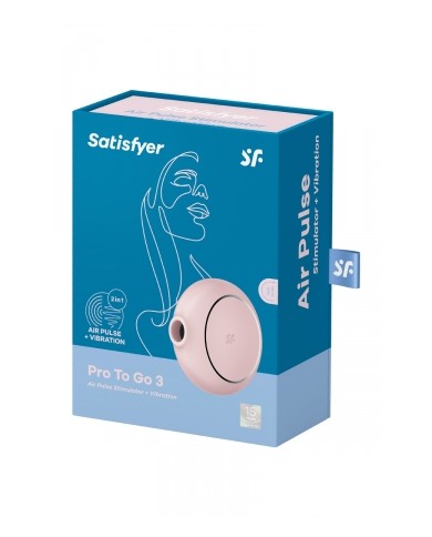 Stimulateur Satisfyer Pro To Go 3 rose