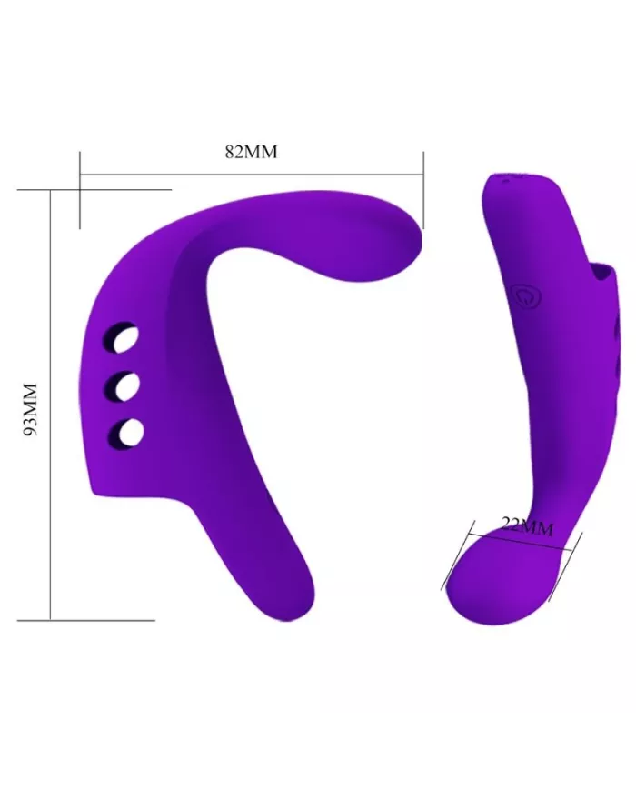 PRETTY LOVE - VIBRATEUR  DOIGT RECHARGEABLE GORGON VIOLET PRETTY LOVE - VIBRATEUR  DOIGT RECHARGEABLE GORGON VIOLET