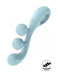 Multi-vibromasseur Tri Ball 2 bleu - Satisfyer
