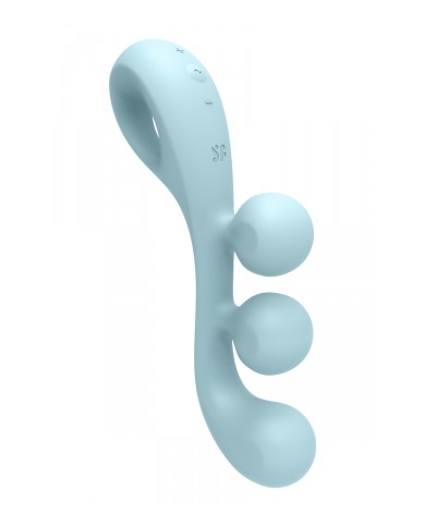 Multi-vibromasseur Tri Ball 2 bleu - Satisfyer