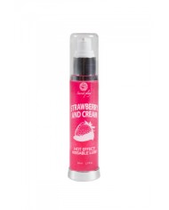 Lubrifiant chauffant goût fraise chantilly - Secret Play