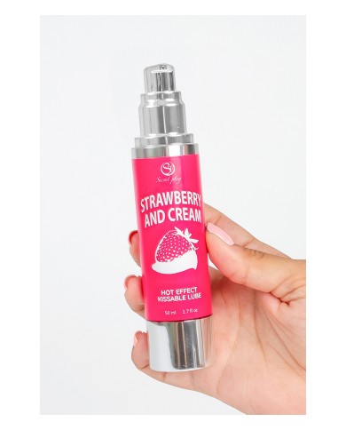 Lubrifiant chauffant goût fraise chantilly - Secret Play