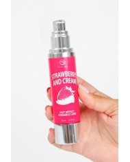 Lubrifiant chauffant goût fraise chantilly - Secret Play
