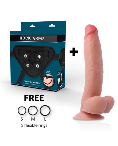 ROCKARMY - HARNAIS + LÉOPARD DOUBLE DENSITÉ 23 CM -O- 4.77 CM