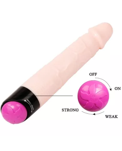 BAILE - VIBRATION ET ROTATION SEXUELLES COLORÉES 24 CM