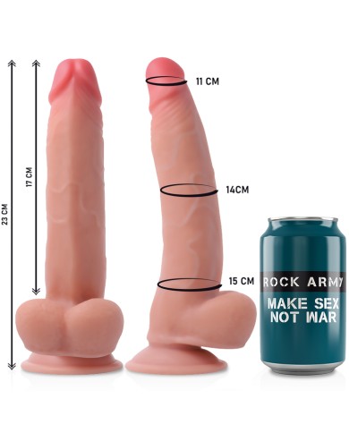 ROCKARMY - HARNAIS + LÉOPARD DOUBLE DENSITÉ 23 CM -O- 4.77 CM