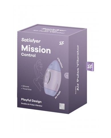 Stimulateur sans contact et vibrant Mission Control - Satisfyer