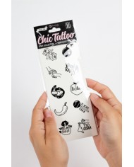 10 tatouages temporaires Spicy Collection - Secret Play