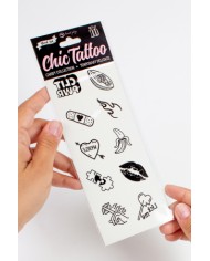 10 tatouages temporaires Candy Collection - Secret Play