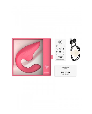 Double stimulateur Womanizer Blend rose éclatant