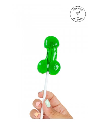 Sucette pénis Mojito avec alcool