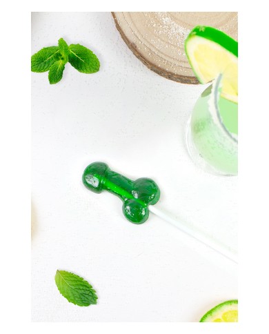 Sucette pénis Mojito avec alcool