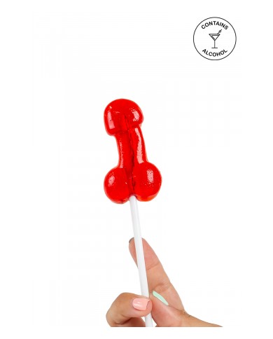 Sucette pénis daiquiri fraise avec alcool