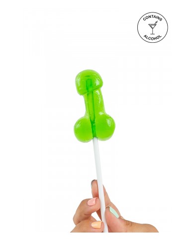 Sucette pénis Caipirinha avec alcool
