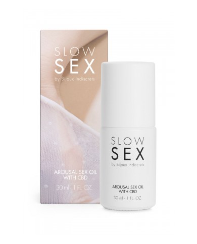 Huile stimulante au CBD Slow Sex - Bijoux Indiscrets