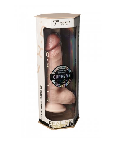 Gode Real Skin Supreme Model 1 flesh 17,8 cm - SilexD