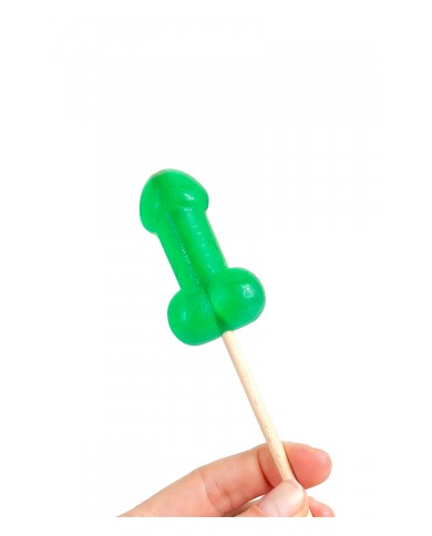 Sucette pénis à la menthe avec effet rafraichissant