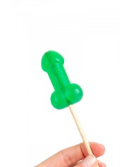 Sucette pénis à la menthe avec effet rafraichissant