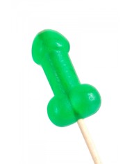 Sucette pénis à la menthe avec effet rafraichissant