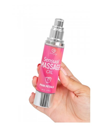 Huile de massage Pétales de Rose - Secret Play