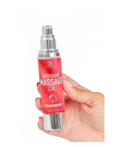 Huile de massage Fraise - Secret Play