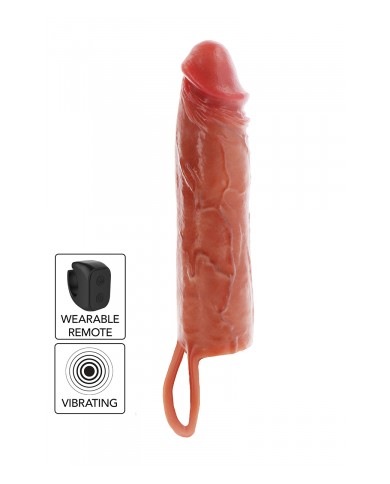 Gaine de pénis vibrante 20 cm - Toy Joy