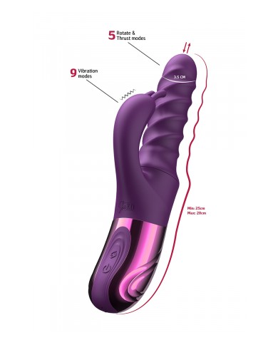 Vibro Swirl Rabbit Thrusting Vibrator - She.E.O