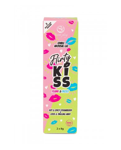 Pack 2 gels pour sexe oral Flirty Kiss - Secret Play