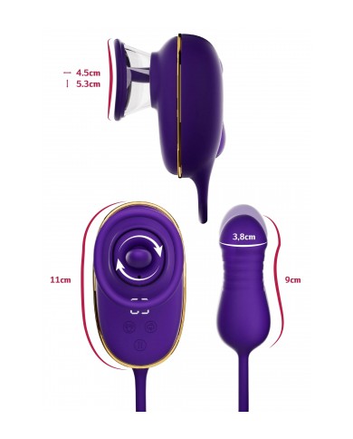 Stimulateur clitoridien et anal - She.E.O