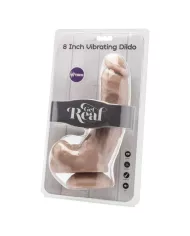 GET REAL - GODE 20,5 CM AVEC BILLES VIBRATEUR SKIN GET REAL - GODE 20,5 CM AVEC BILLES VIBRATEUR SKIN