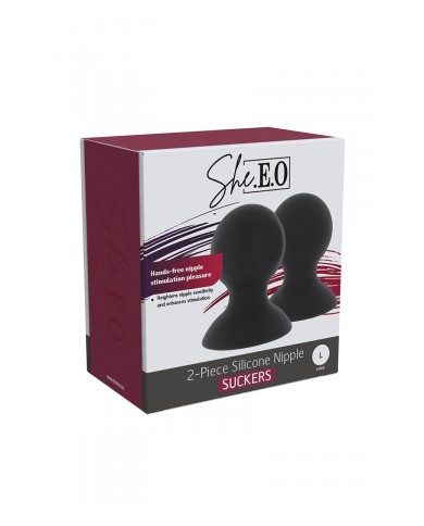 Suceurs de mamelons en silicone  taille L - She.E.O