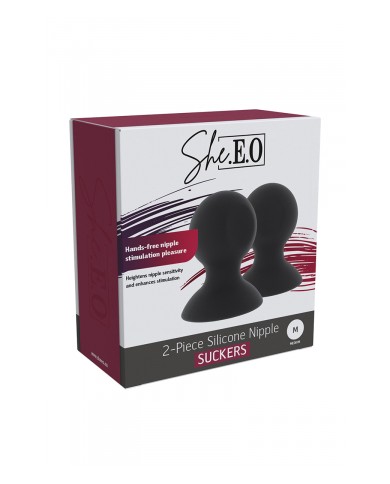 Suceurs de mamelons en silicone  taille M - She.E.O