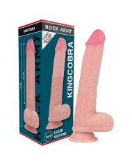 ROCKARMY - ARN S + GODE EN SILICONE LIQUIDE PREMIUM KINGCOBRA 24 CM -O- 4.77 CM