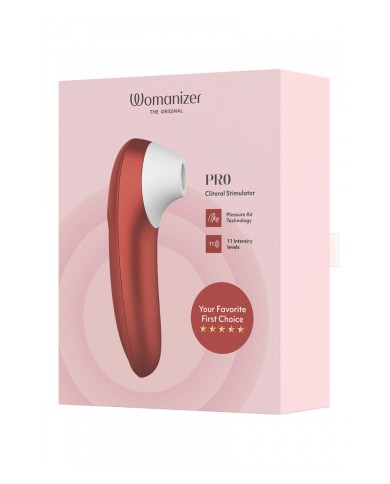 Stimulateur clitoridien Womanizer Pro rouge