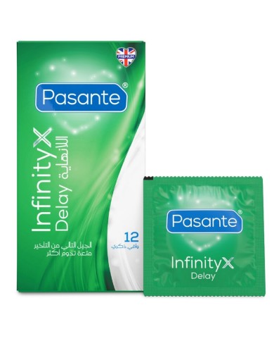 PASANTE - PRÉSERVATIFS DELAY INFINITY 12 UNITÉS
