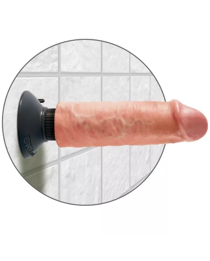 KING COCK - GODE VIBRATEUR 15.24 CM NATUREL KING COCK - GODE VIBRATEUR 15.24 CM NATUREL