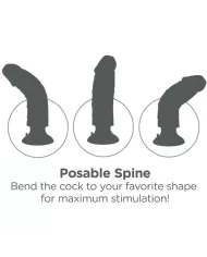 KING COCK - GODE VIBRATEUR 15.24 CM NATUREL KING COCK - GODE VIBRATEUR 15.24 CM NATUREL