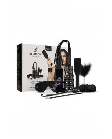 Coffret BDSM  Black Fantasy 10 accessoires - Bedroom Fantasies