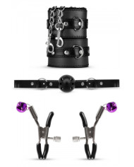 Coffret BDSM  Black Fantasy 10 accessoires - Bedroom Fantasies