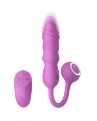 Mini vibro va-et-vient télécommandé - Good Vibes Only
