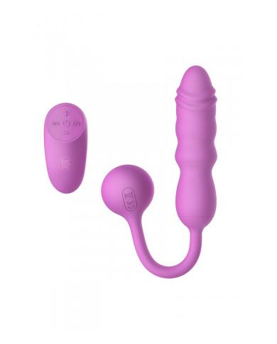 Mini vibro va-et-vient télécommandé - Good Vibes Only