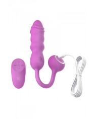 Mini vibro va-et-vient télécommandé - Good Vibes Only