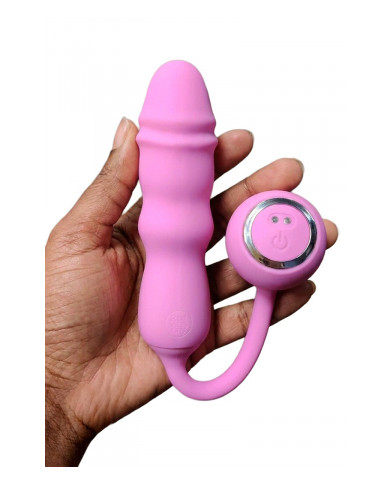 Mini vibro va-et-vient télécommandé - Good Vibes Only