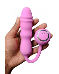 Mini vibro va-et-vient télécommandé - Good Vibes Only