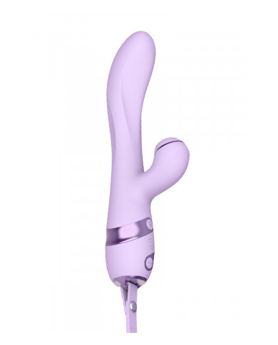 Vibro Rabbit 3 en 1 Purple Sucker - DIK