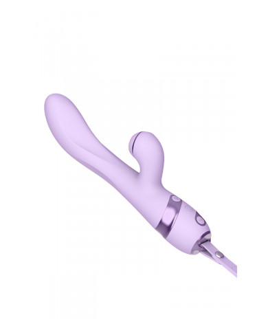 Vibro Rabbit 3 en 1 Purple Sucker - DIK