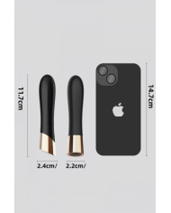 Mini vibro rechargeable en silicone Luxstick - DIK