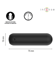 INTENSE - JUDY VIBRANT RECHARGEABLE AVEC TÉLÉCOMMANDE NOIR