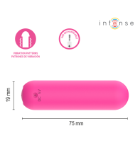 INTENSE - JUDY VIBRANTE RECHARGEABLE AVEC TÉLÉCOMMANDE ROSE
